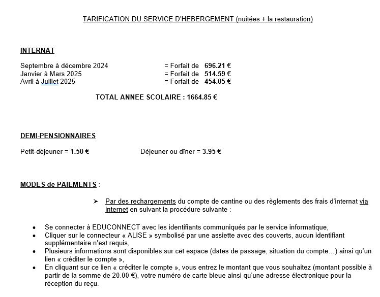 tarif P3